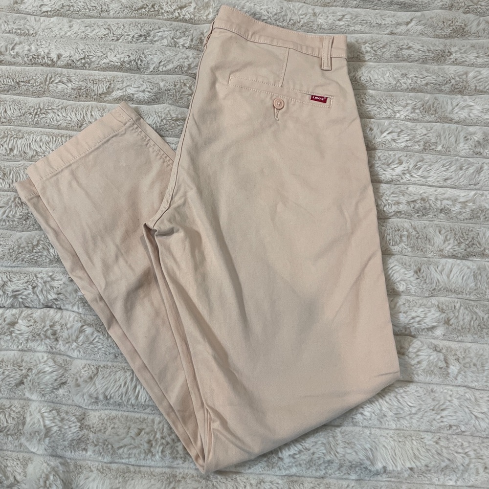 32x28 Levi's Tan Chinos Lightweight Cotton Casual